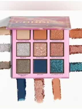 3/$30 Goddess Nine-Shade Eyeshadow Palette - Pink & Multi-Tone
